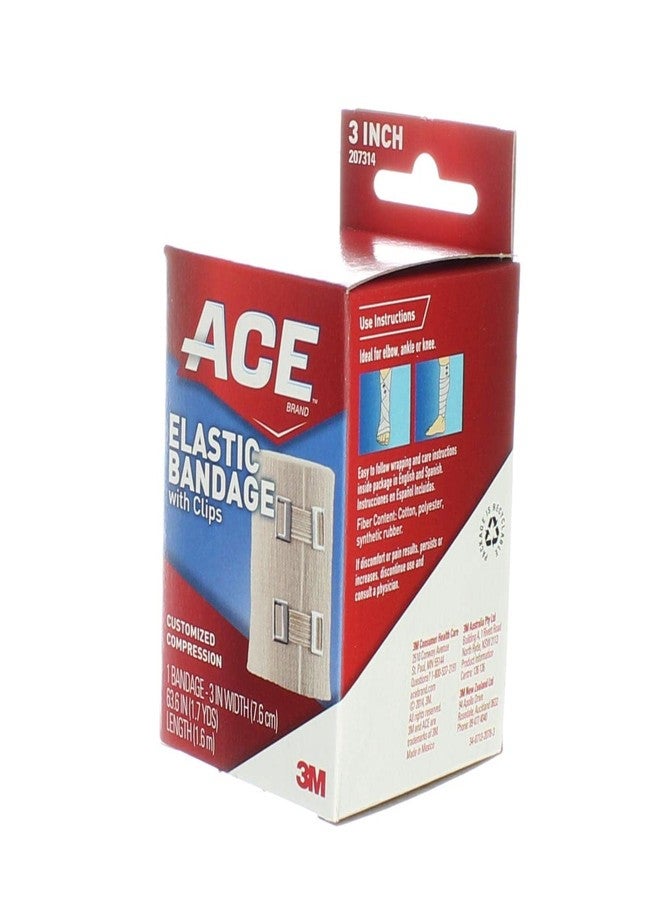 Ace Elastic Bandage with Clips 3 Inch, Pack of 4 - Image 5